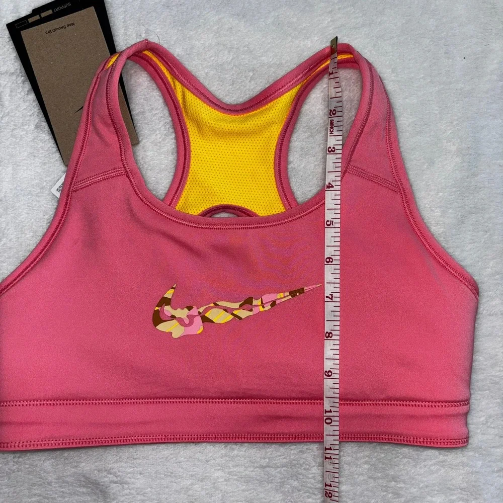 Nike Girls Reversible Sports Bra Pink/Yellow